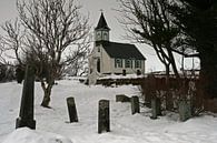 Kirche in winterlicher Atmosphäre von Antwan Janssen Miniaturansicht