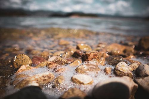 Water tussen de kiezels