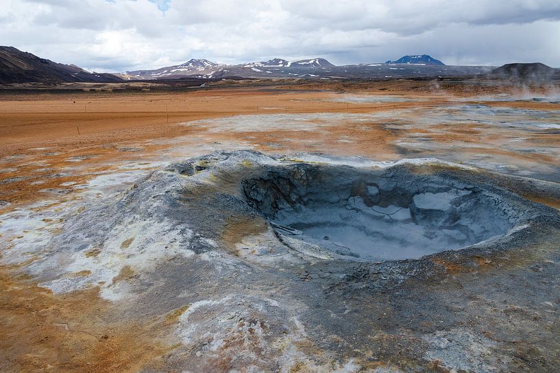 Geothermisches Gebiet Námaskarð in Island von Tim Vlielander