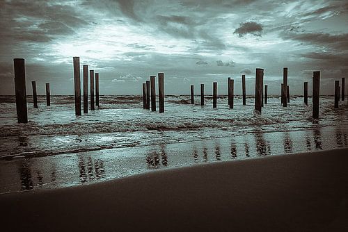 Petten Palendorp woeste zee