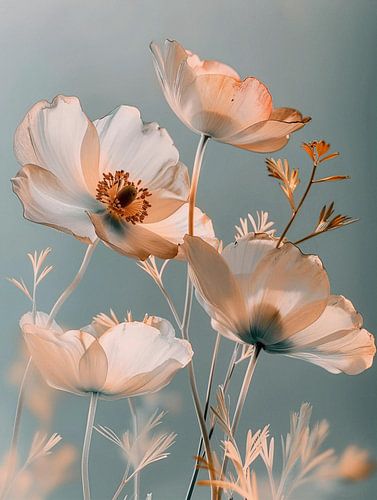 Wiesenblumen – Nahaufnahme von Rene Ladenius Digital Art