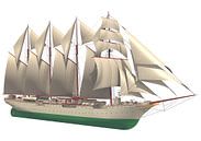 Juan Sebastián de Elcano par Simons Ships Aperçu