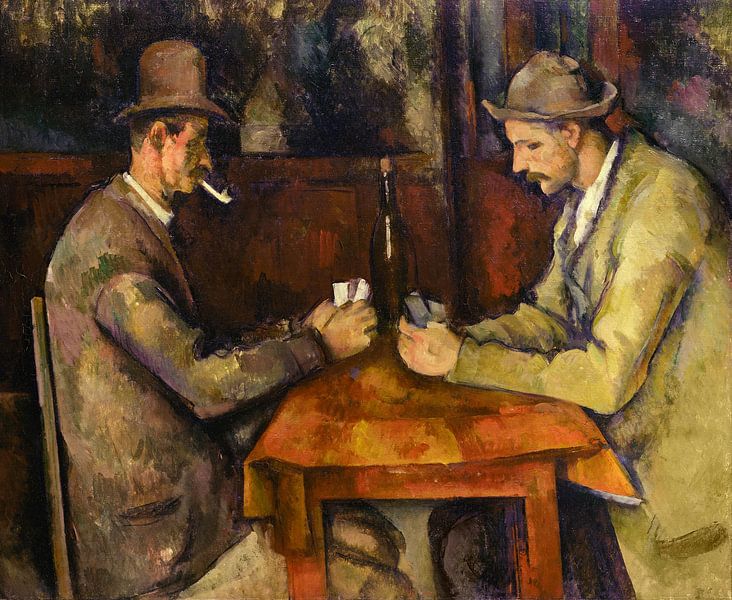 Les joueurs de cartes, Paul Cézanne par Des maîtres magistraux