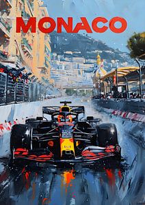 Formule 1 Monaco Grand Prix Red Bull 2020 van Jan Bechtum