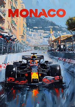 Formel 1 Großer Preis von Monaco Red Bull 2020 von Jan Bechtum