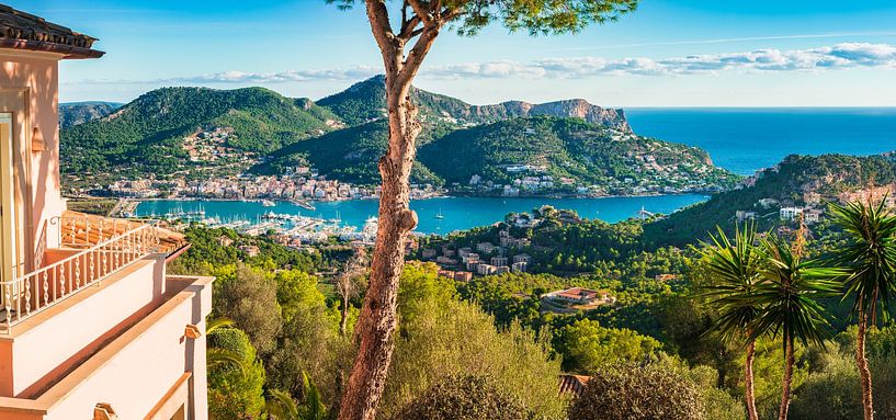 Spanien Mallorca, Panorama von Port de Andratx, Balearische Inseln von Alex Winter