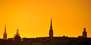 Stockholm Old City Sunset - Sweden by Lars Scheve