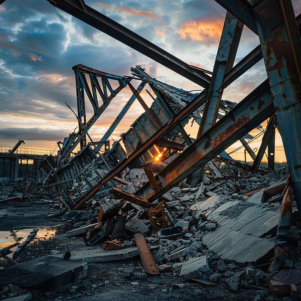 Verloren plaatsen: industrie van Poster Art Shop