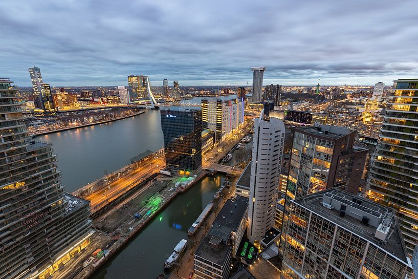 Uitzicht nieuwe Maas van Prachtig Rotterdam