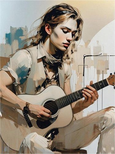 Portrait of a musician