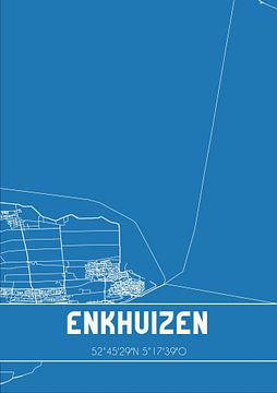 Blueprint | Map | Enkhuizen (North Holland) by Rezona