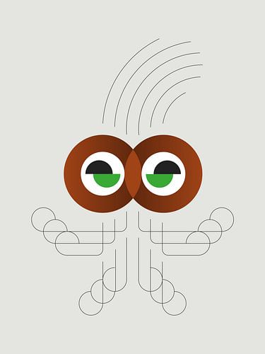 Moustasio - Brown eyed by Studio Kakelversch