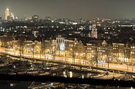 Een avond op de Prins Hendrikkade in Amsterdam  van Marcia Kirkels thumbnail