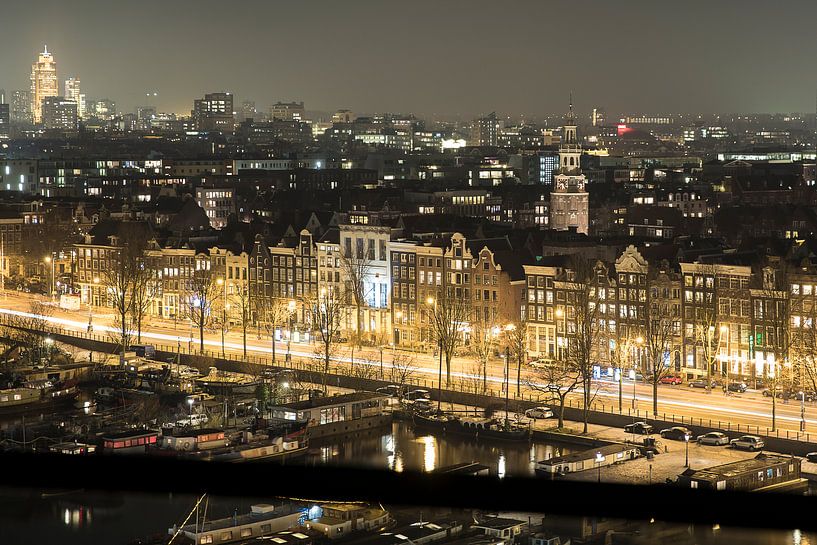 Een avond op de Prins Hendrikkade in Amsterdam  von Marcia Kirkels