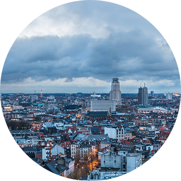 Panorama Antwerpen bij Avond van Volt