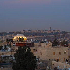 Oude stad Jerusalem van Sander Fonteyn