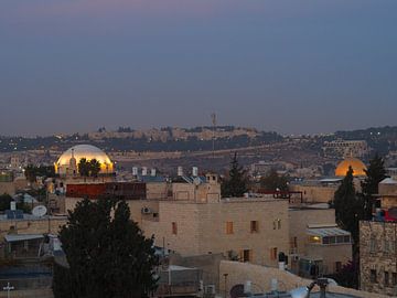 Oude stad Jerusalem van Sander Fonteyn