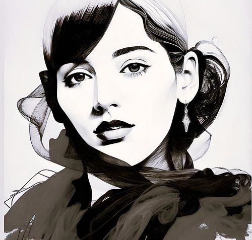 De vrouw met de shawl