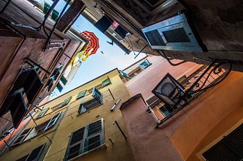 Enge Straßen in Cinque Terre