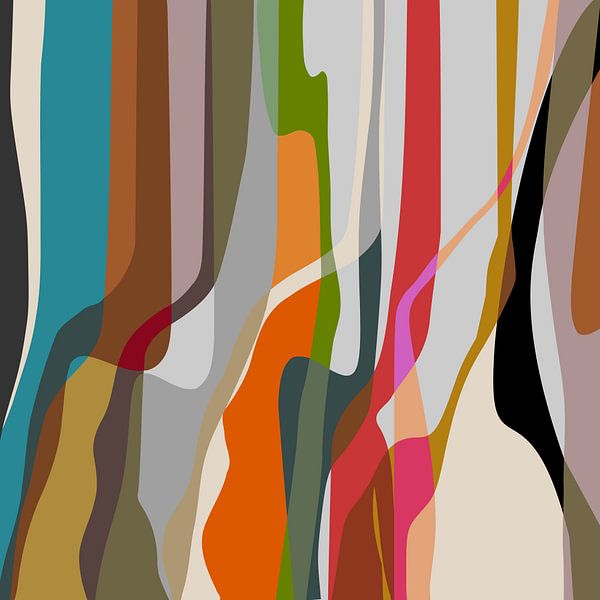 Abstracte samenstelling 1158 van Angel Estevez