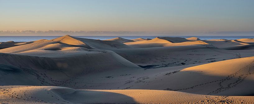 Dunes au lever du soleil Gran Canaria par Sjaak Kooijman