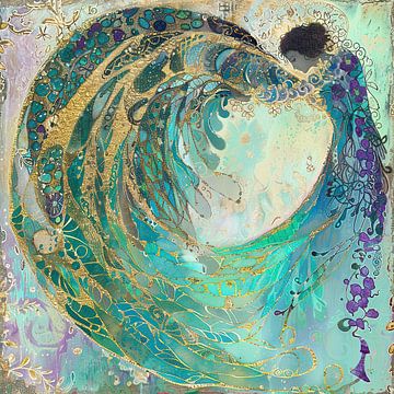 Gold Swirl Mystique van Kunst Kriebels