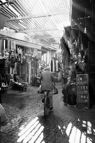 Op de fiets door de medina van Marrakesh