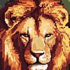 Lion - Pixel Art sur Niklas Maximilian