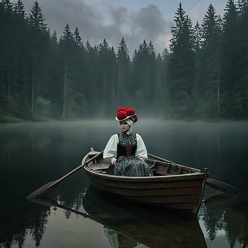 Zwarte Woud Mystiek Dame ART 4.0