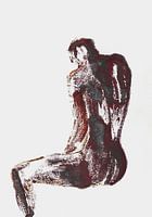 Zittende figuur
