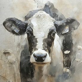 Vache veau sur Marjolein Deelen