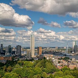 Skyline von Rotterdam von Mieke Geurts-Korsten