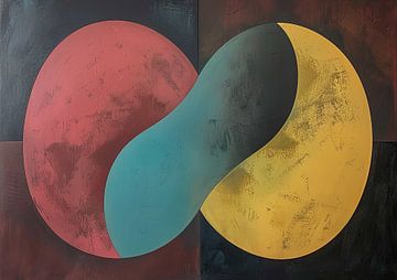 Abstract kleurrijk kunstwerk van Modern Collection