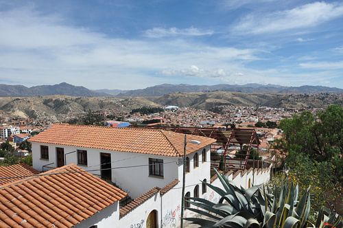 Prachtig panoramisch uitzicht op Sucre