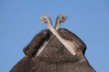 Gevel van een boerderij in het blokland van Bremen, Bremen van Torsten Krüger