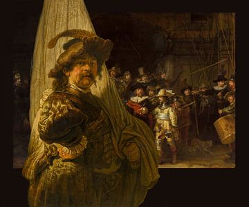 De Vaandeldrager en de Nachtwacht van Rembrandt van Rijn