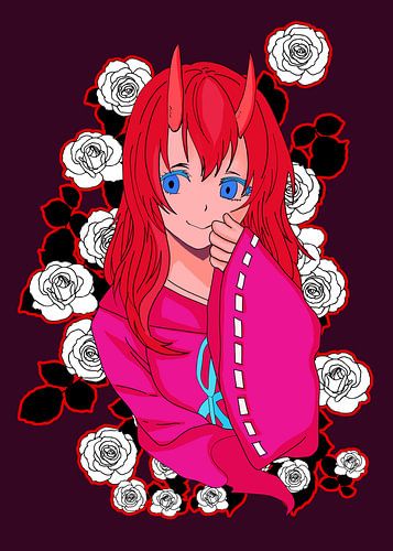 Girls cute with horns