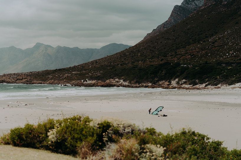Kitesurfer in Rooiels von Andy Troy