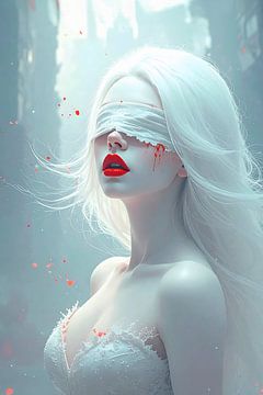 Red lips... by Ans Bastiaanssen