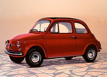 Fiat 500 Schilderij