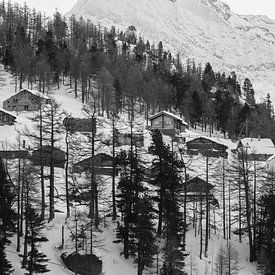 Zwitserse Alpen Saas-Grund van Yannick  van Loon