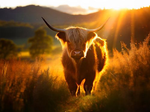 AI Digital Scottish Highlander