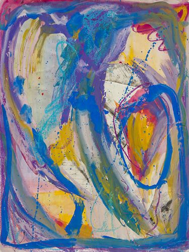 ‘Royal Blue’ – Koninklijk Blauw – (staand formaat)