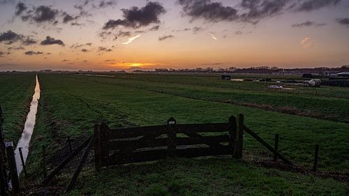 Sunrise in the Eemnesserpolder