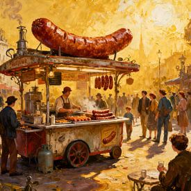 Bratwurstkraam van Kristin M