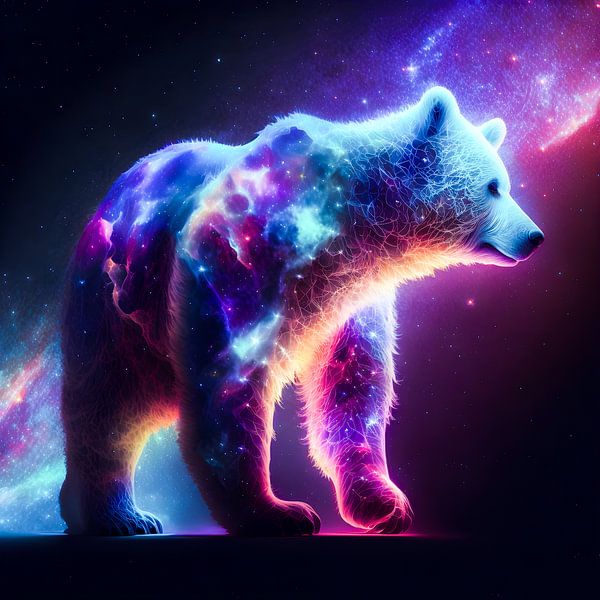 Galaxy Bear by Mutschekiebchen