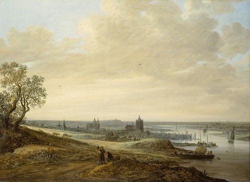 Panoramalandschap met zicht op Arnhem, Jan van Goyen