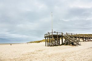 Landschaft am Strand auf der Insel Amrum