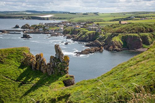 Rotsformaties bij St Abbs Head in Schotland