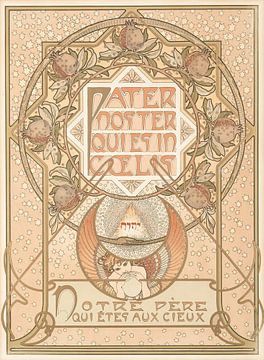 Pater Noster (ca. 1900) door Alphonse Mucha van Peter Balan